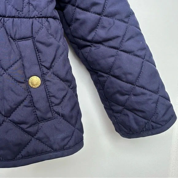 Janie and Jack | Quilted Peplum Barn Jacket - Picture 6 of 6